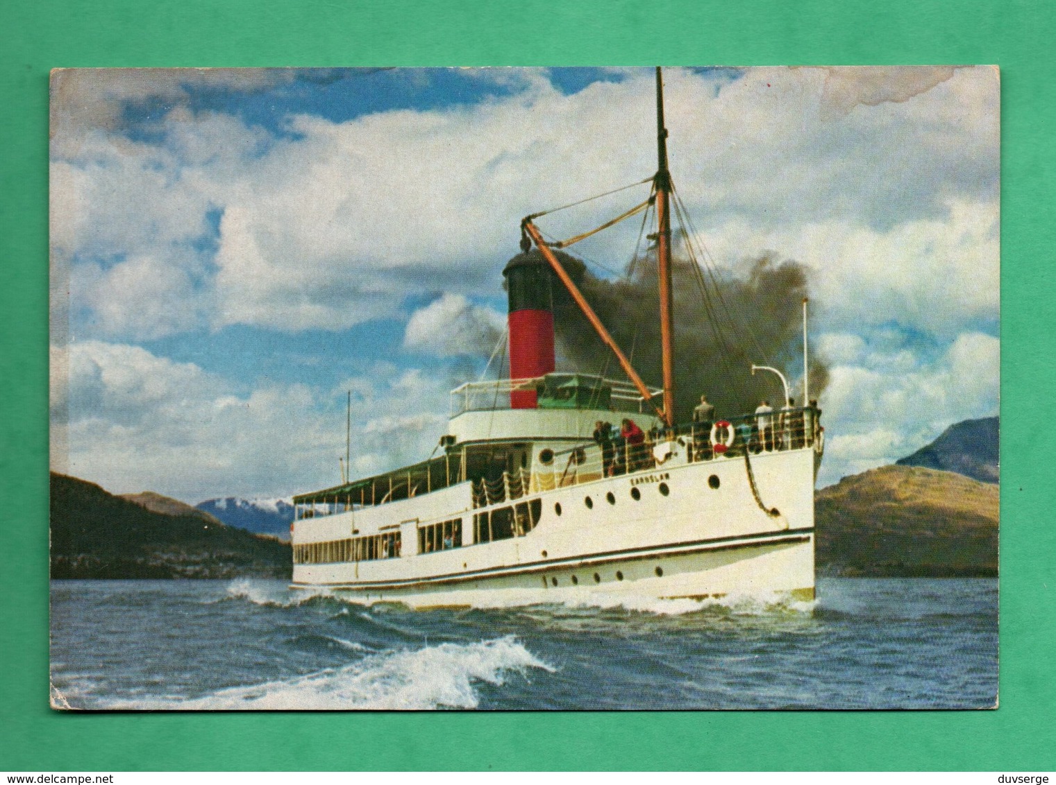 Nouvelle Zelande New Zealand Lake Wakatipu Bateau Ship Streamship "earnslaw" - Commerce