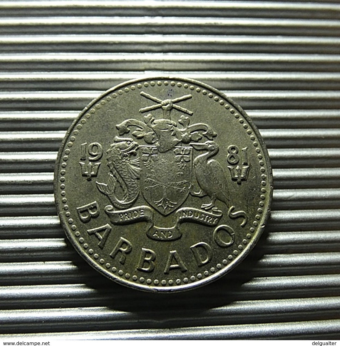 Barbados 25 Cents 1981 - Barbados