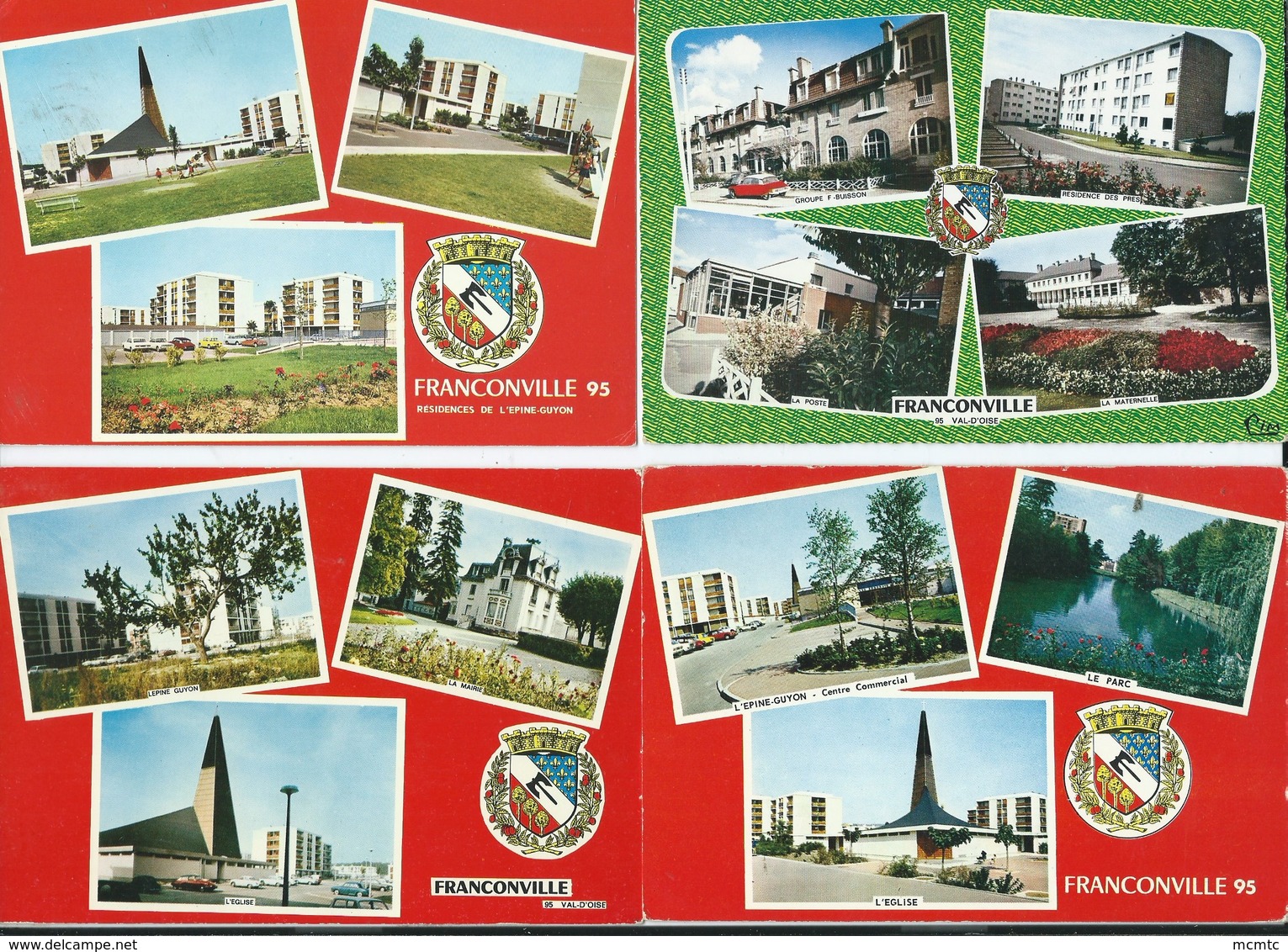 14 Cartes Modernes   -  Franconville - Franconville