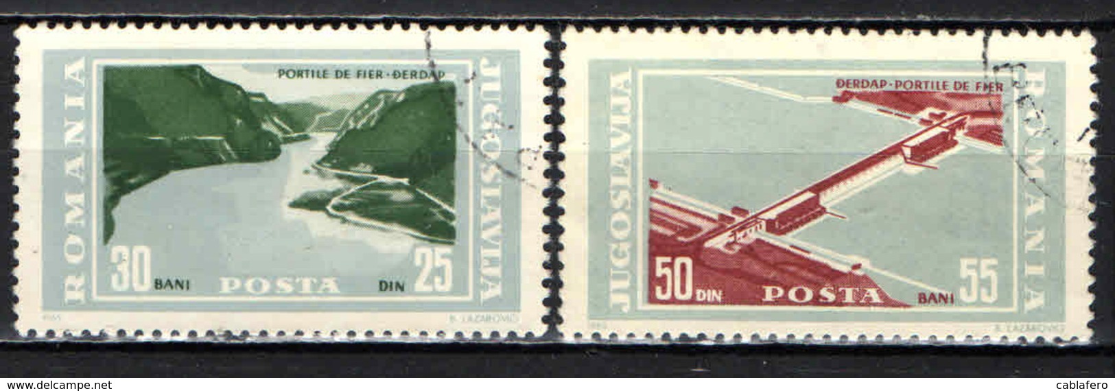 ROMANIA - 1965 - Iron Gate, Danube - USATI - Usati