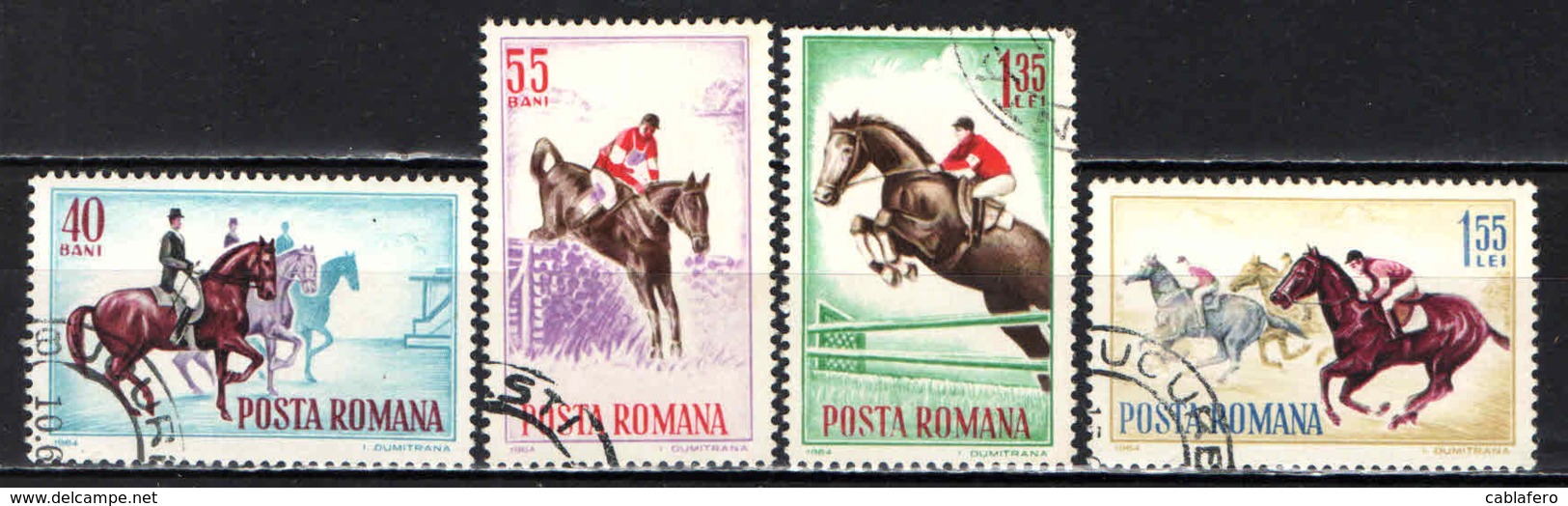 ROMANIA - 1964 - Horse Show Events - USATI - Usati