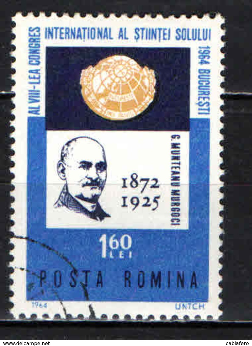 ROMANIA - 1964 - 8th Intl. Soil Congress, Bucharest - USATO - Usati