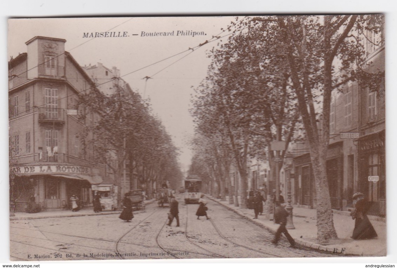 CPA Photographique - Marseille - Boulevard Philippon - Cinq Avenues, Chave, Blancarde, Chutes Lavies