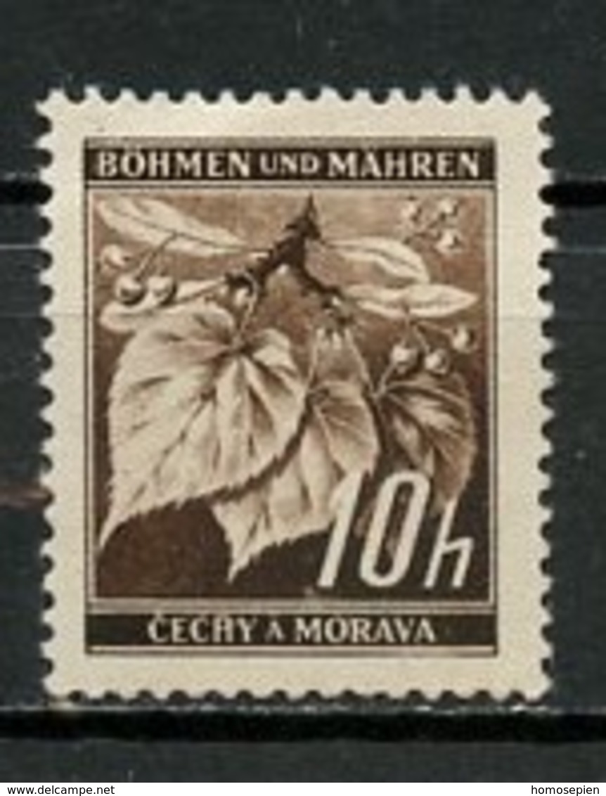 Bohëme Et Moravie - Böhmen Und Mähren - Bohemia And Moravia 1939-40 Y&T N°21 - Michel N°21 Nsg - 10h Tilleul - Neufs