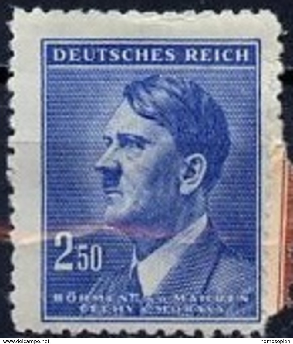 Bohëme Et Moravie - Böhmen Und Mähren - Tchécoslovaquie 1942-45 Y&T N°89 - Michel N°89 *** - 2,50k Hitler - Neufs