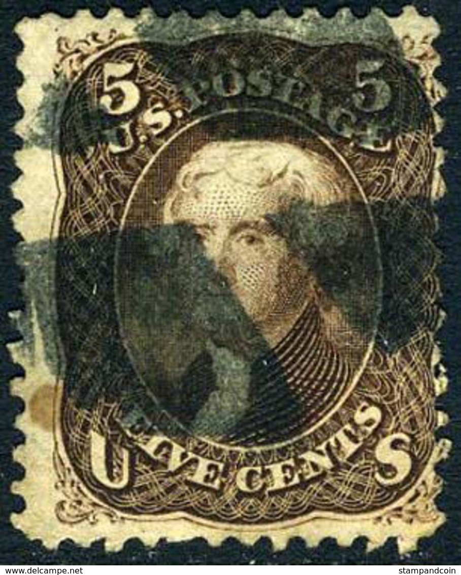 US #76  Used  FINE   1863 Issue - Used Stamps