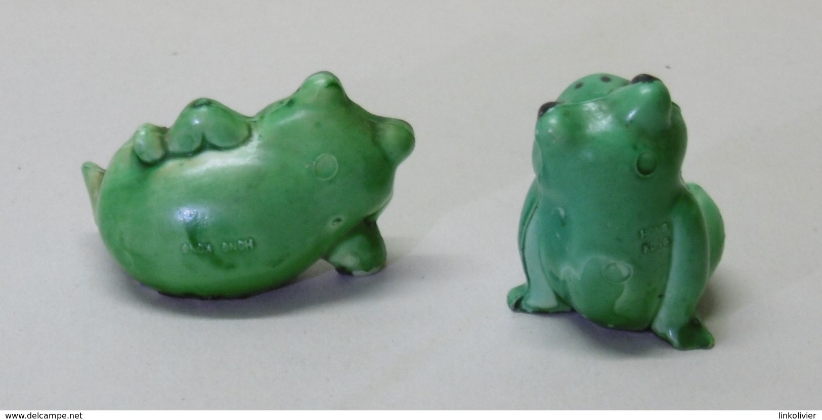 3 Miniatures De GRENOUILLES En Plastique - Bibelot Animaux Grenouille - Animaux