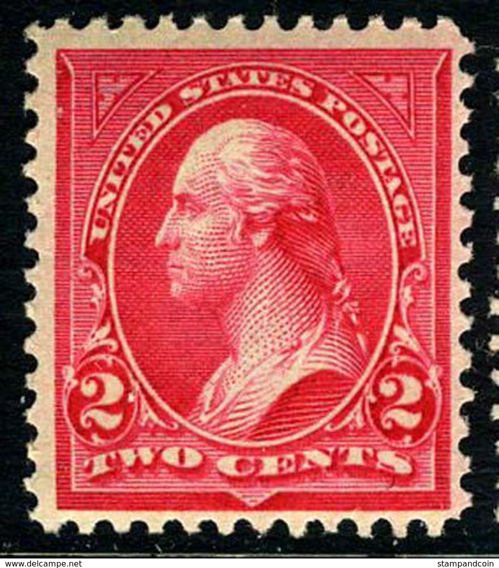 US #251 MINT Hinged VF   Fresh Color  1895  Type II  Issue - Unused Stamps
