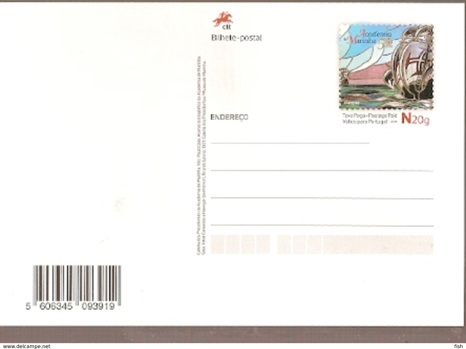 Portugal  ** & Postal Stationery, 50 Years Of The Portuguese Navy Academy 2019 (5577) - Interi Postali