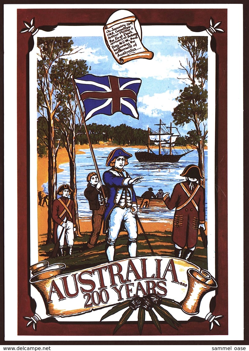 Australia  -  200 Years  -  Ansichtskarte Ca.1988    (10398) - Sonstige & Ohne Zuordnung