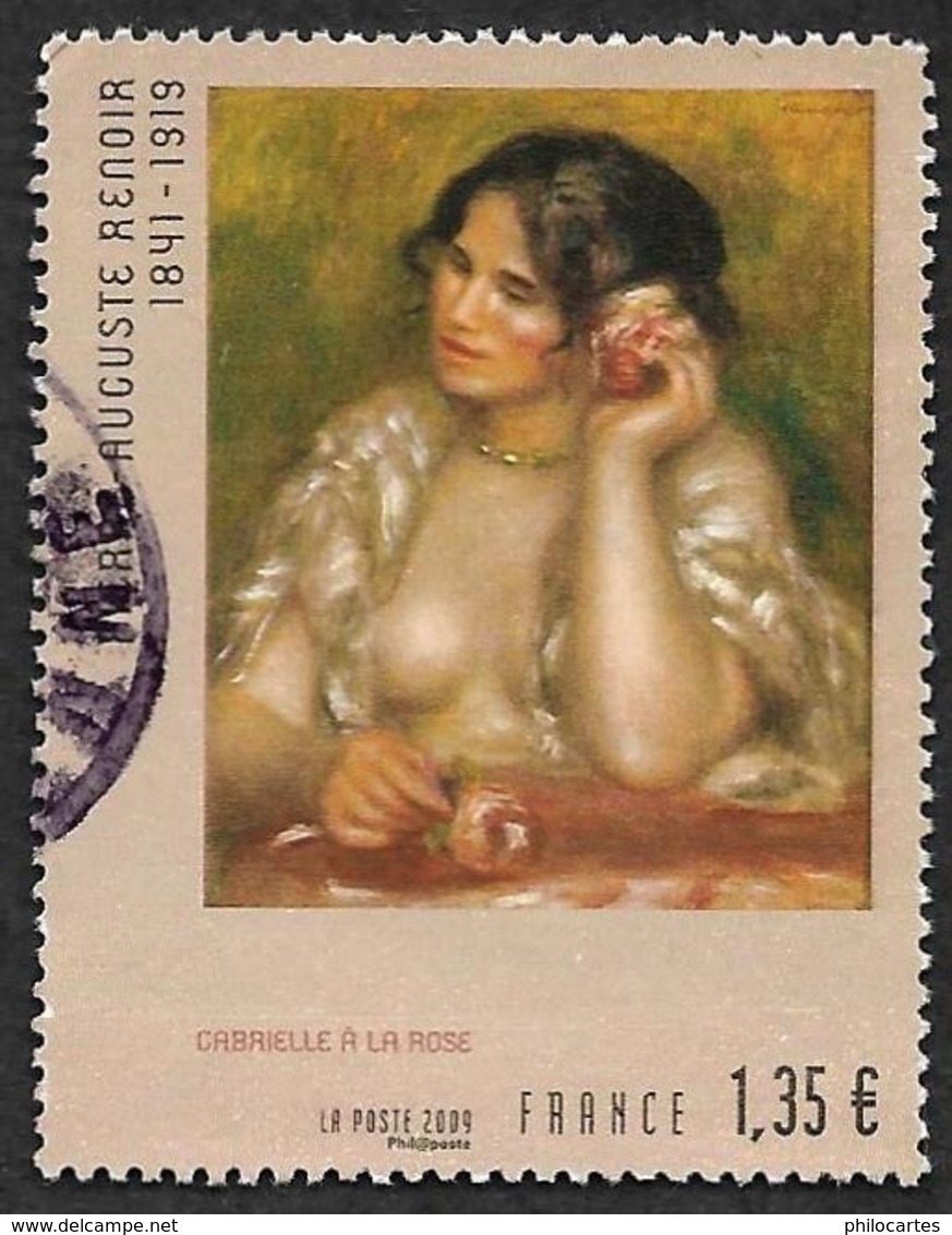 FRANCE  2009 -  YT  44037  - Renoir  - Oblitéré - Oblitérés