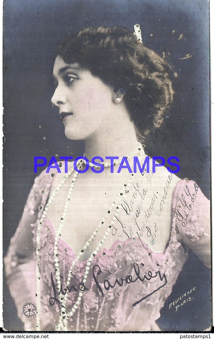 114431 ARTIST LINA CAVALIERI ITALY 1874 – 1944 ACTRESS & SINGER OPERA SOPRANO PHOTOGRAPHER REUTLINGER POSTAL POSTCARD - Autres & Non Classés