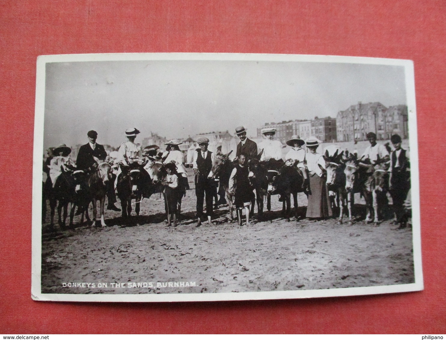 RPPC  Donkeys On The Sands Burnham  Ref 3435 - Other & Unclassified