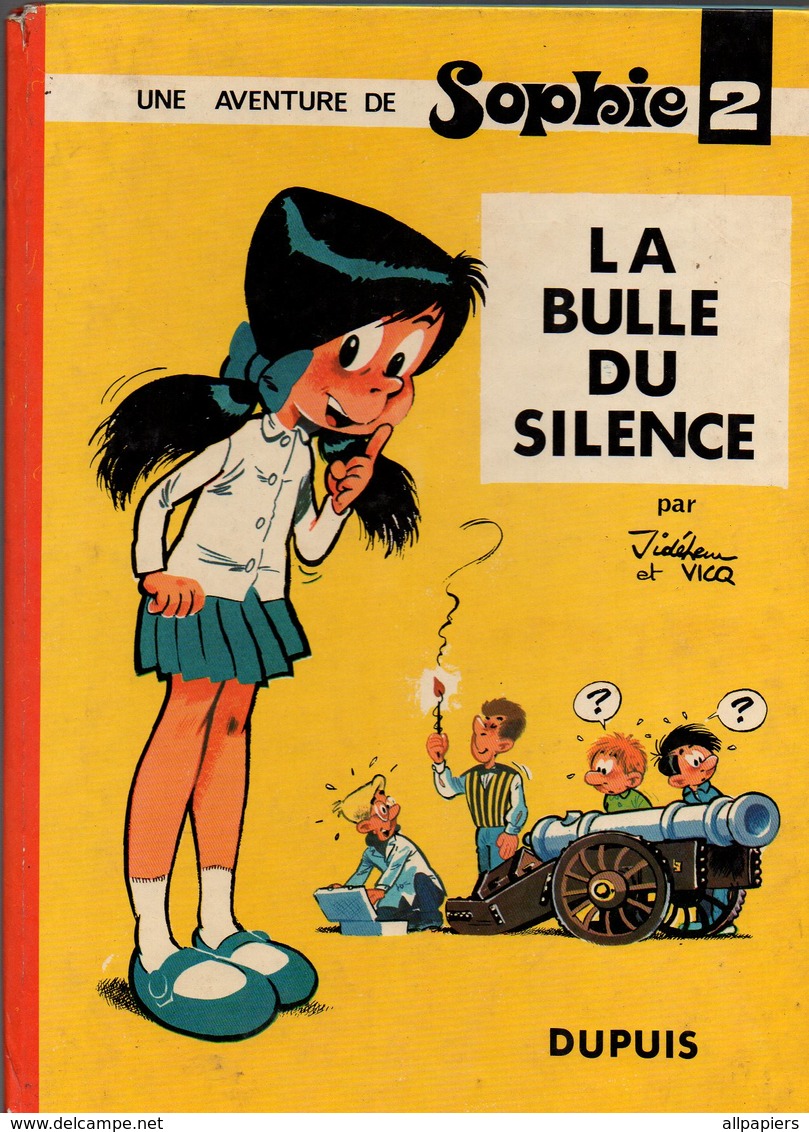 Une Aventure De Sophie T2 La Bulle Du Silence Par Jidéhem Et Vicq De 1968 - Sophie
