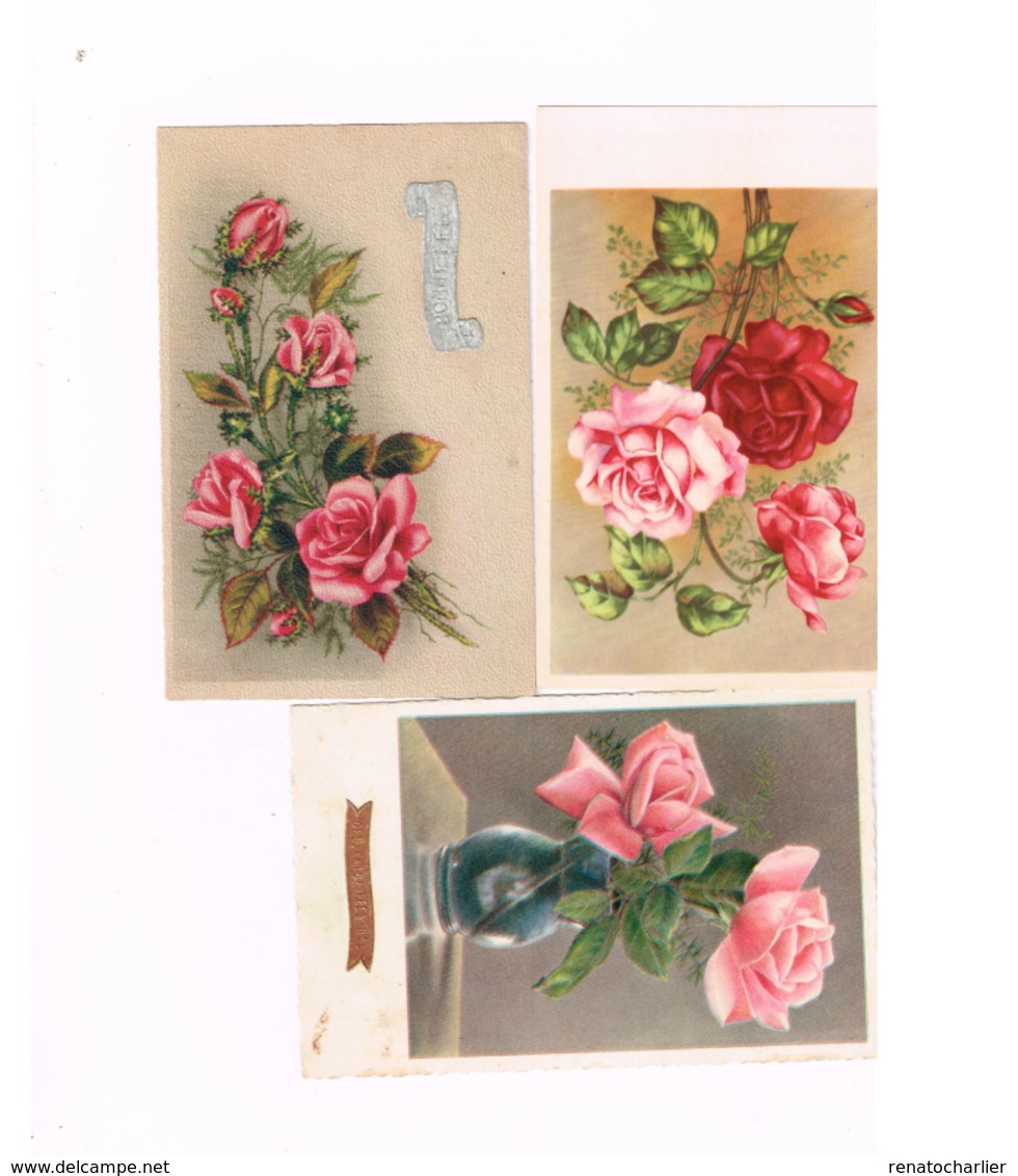 Lot De 8 Cartes.Fleurs. - Fiori