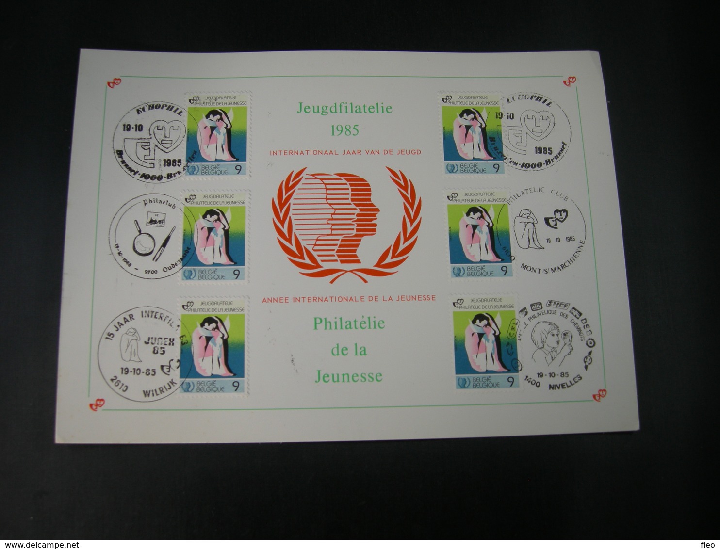 BELG.1985  2192 - FDC Filately Card : "Jeugdfilatelie /Philatelie De La Jeunesse" - 1981-1990