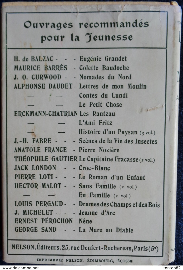 Alphonse Daudet - Les Lettres De Mon Moulin - Collection Nelson - ( 1936 ) . - 1901-1940