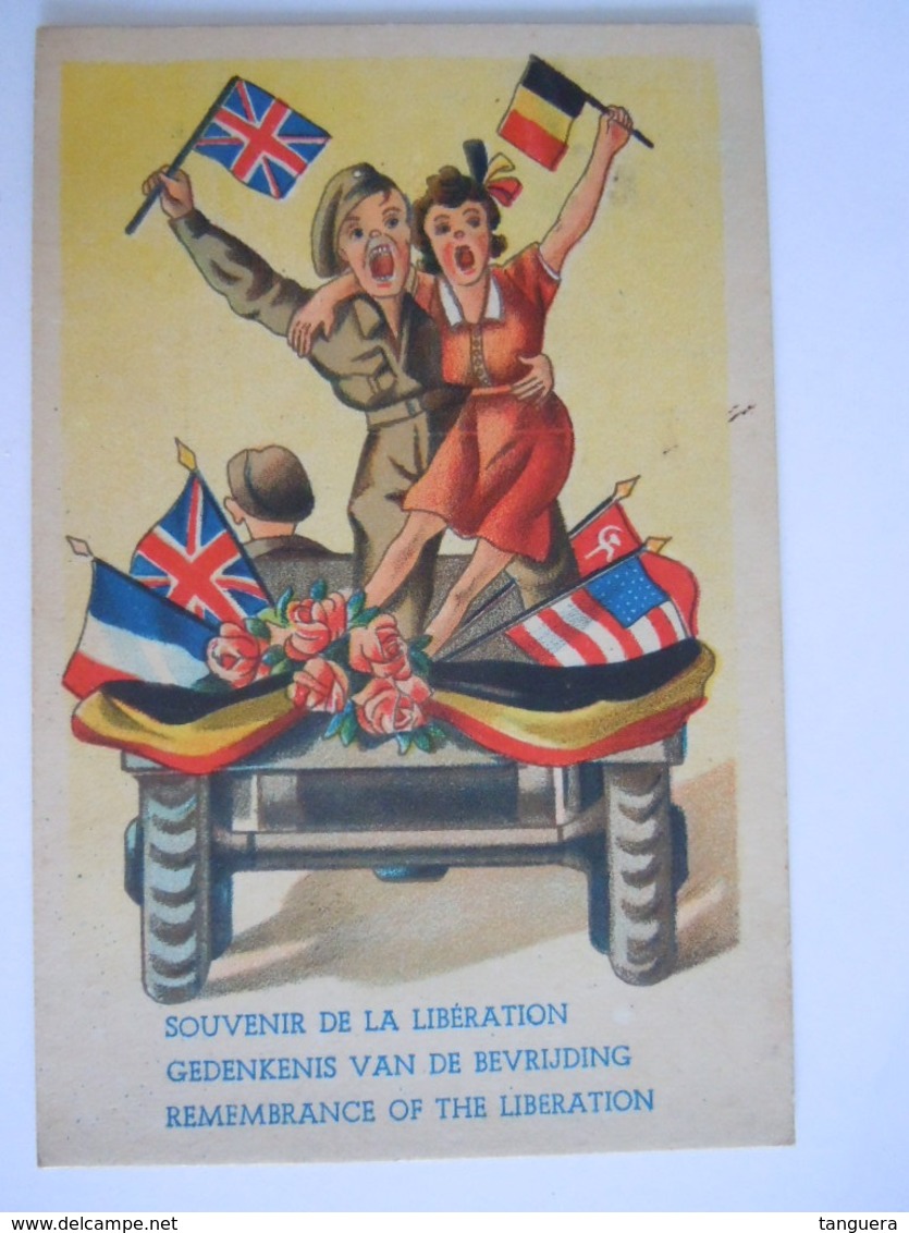 Humor Humour Souvenir De La Libération Gedenkenis Van De Bevrijding Vlaggen Drapeaux Edit Belgique - Humor