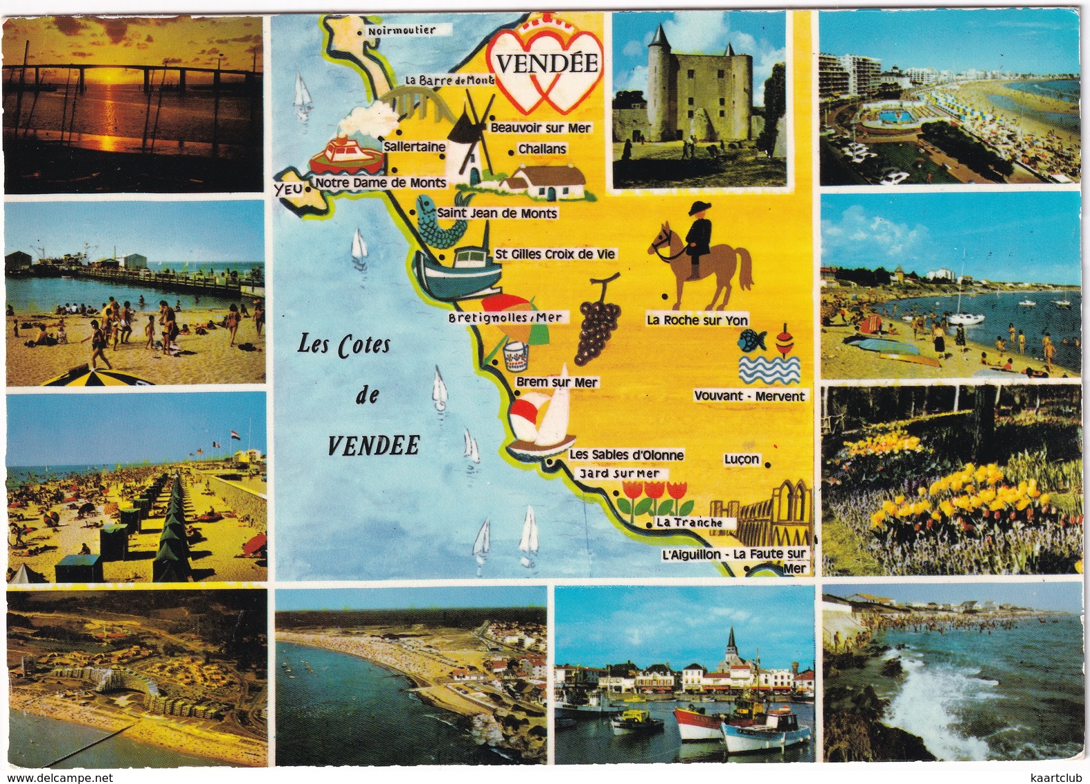 Les Cotes De Vendee - Noirmoutier, Jean De Monts, Sables D'Olonne, L'Aiguillon) - 85 - Andere & Zonder Classificatie