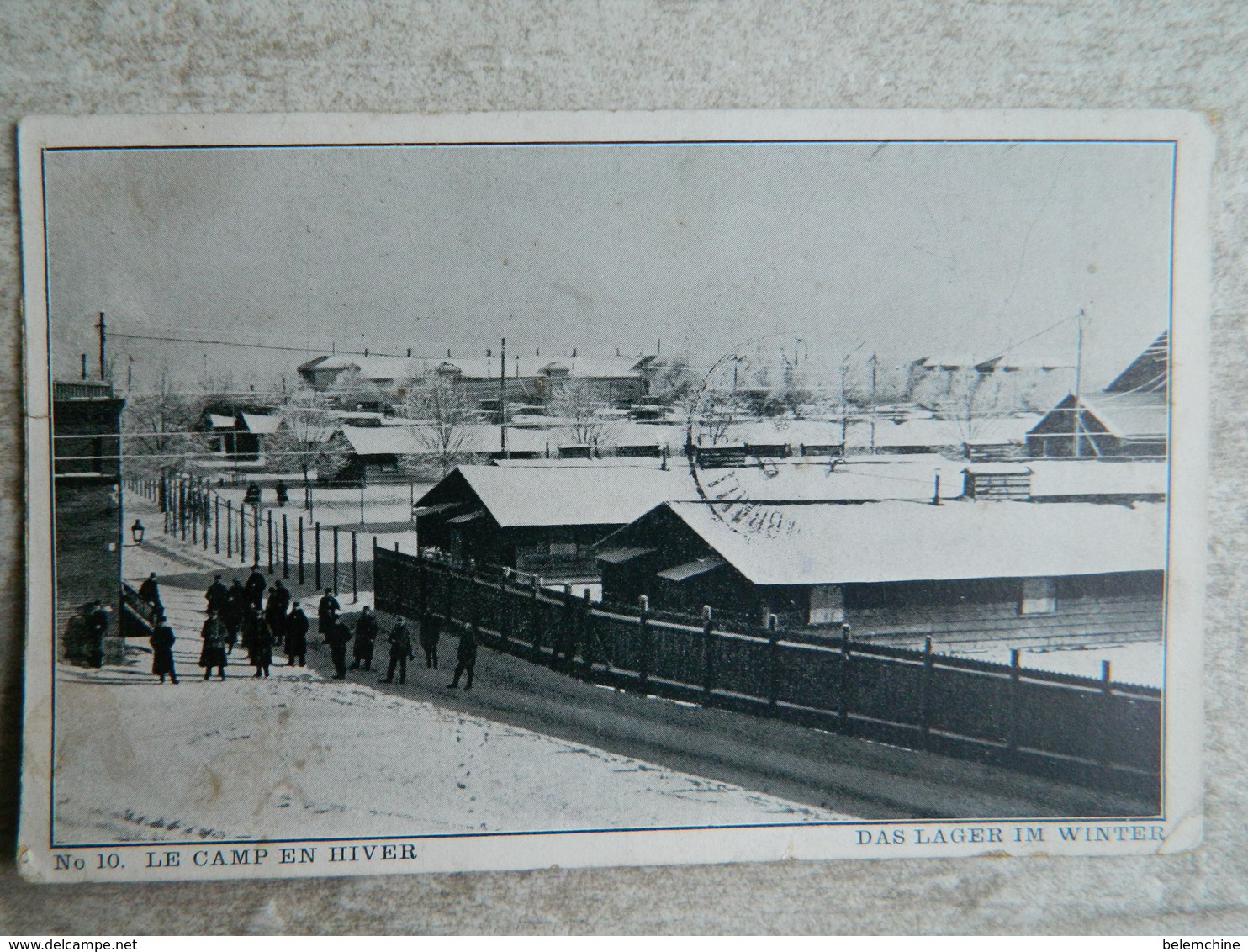 CAMP DE PRISONNIERS EN ALLEMAGNE  (PUSCHHEIM BAVIERE)   LE CAMP EN HIVER - Guerre 1914-18