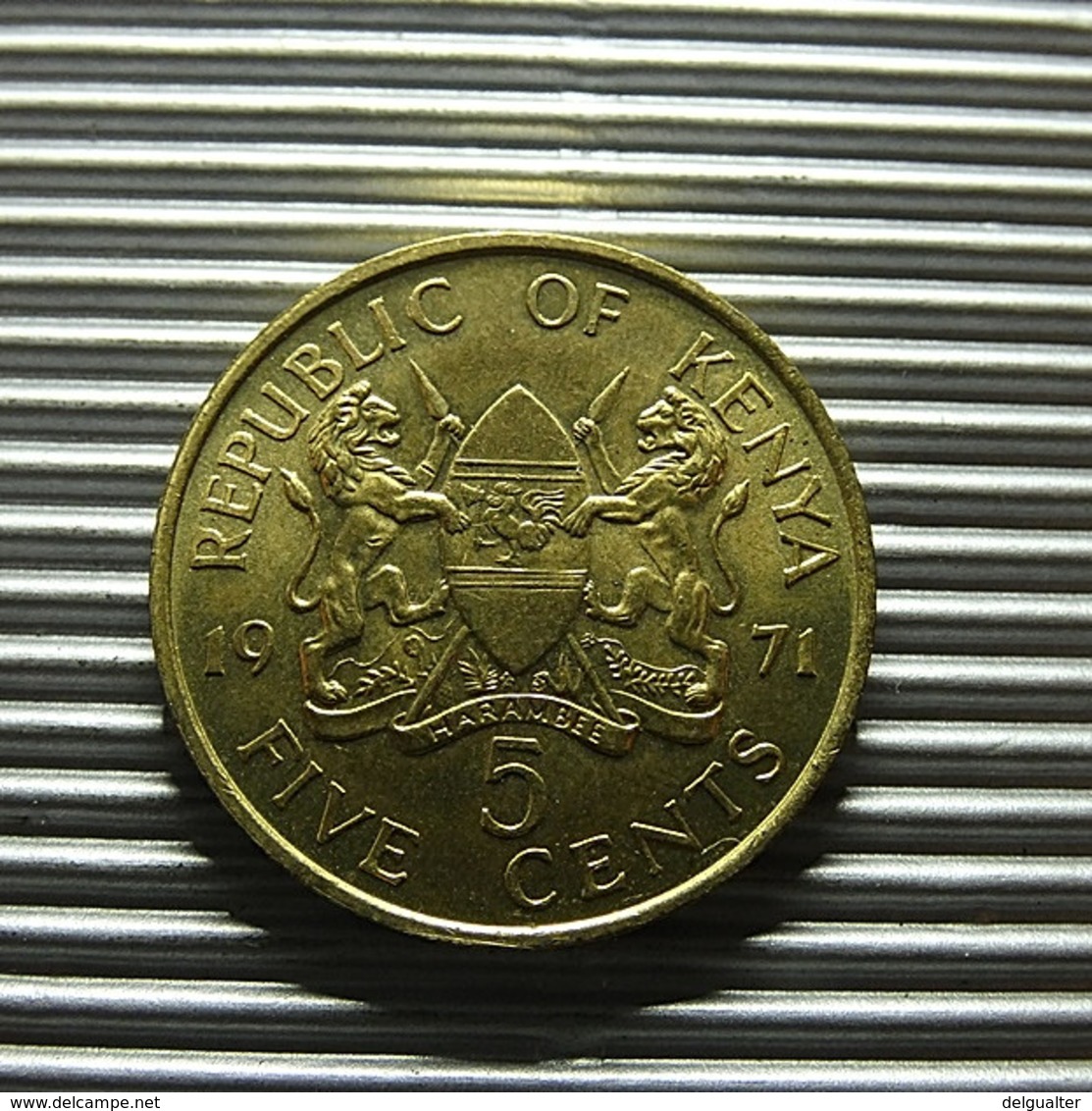 Kenya 5 Cents 1971 - Kenia