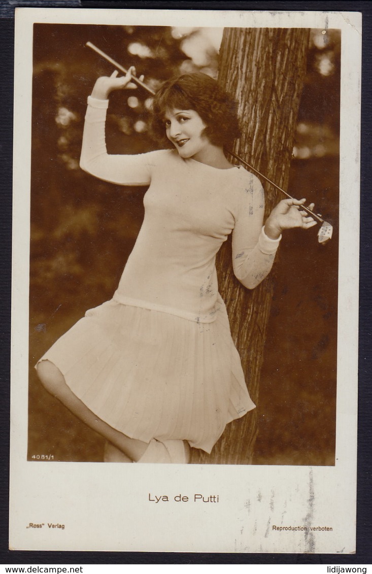 LYA De PUTTI - MOVIE FILM - OLD POSTCARD  (see Sales Conditions) - Acteurs