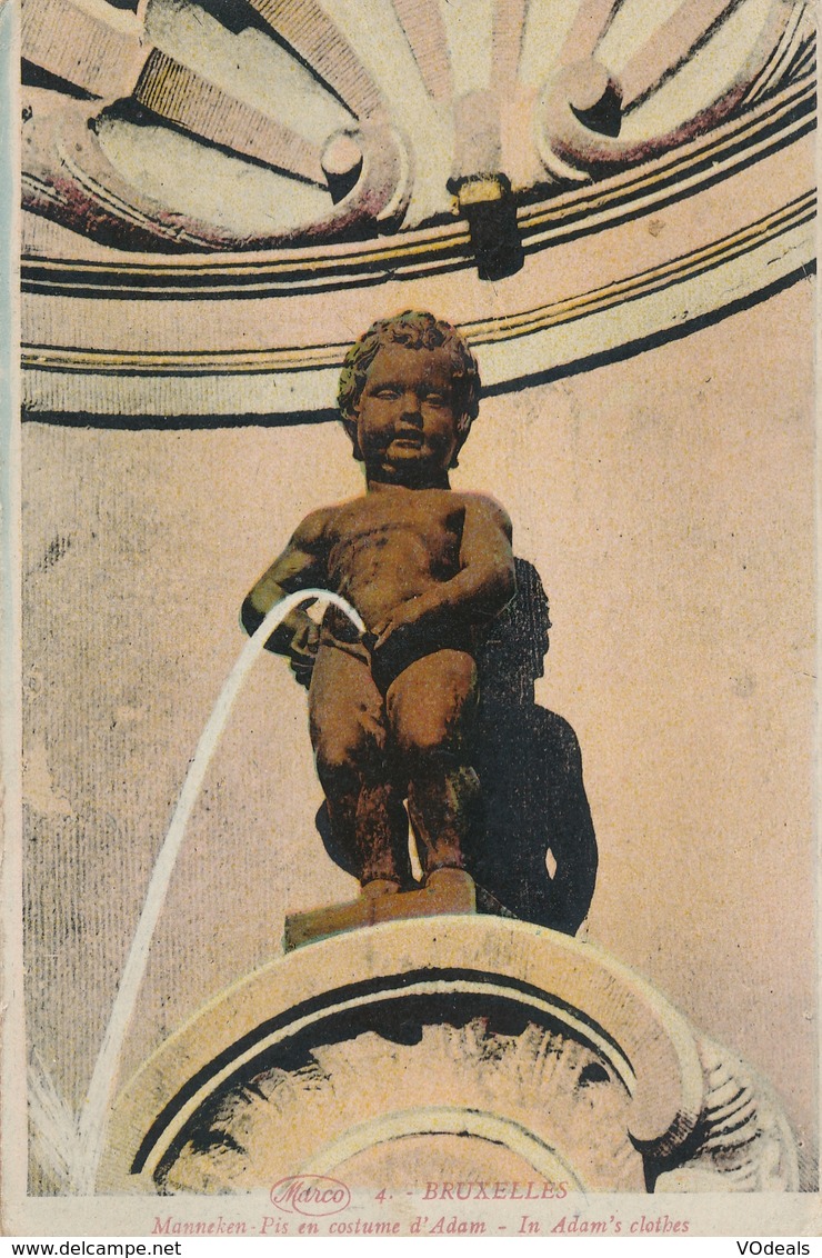 CPA - Belgique - Brussels - Bruxelles -  Manneken-Pis - Monuments, édifices