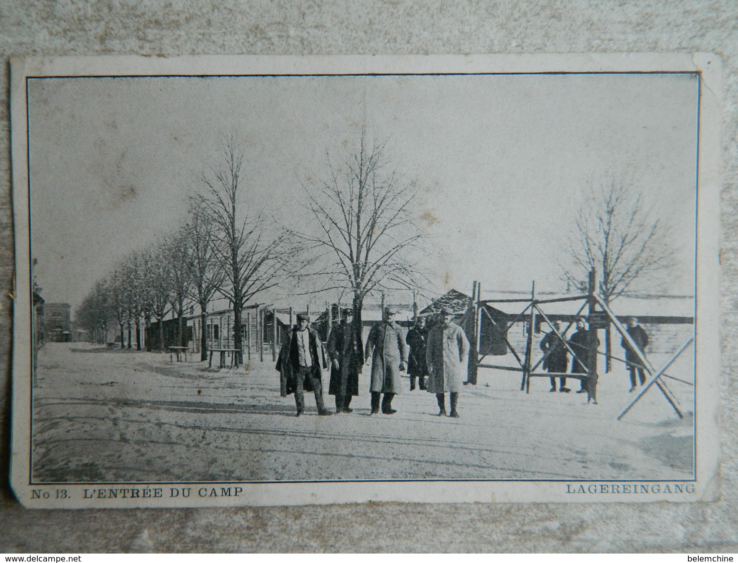 CAMP DE PRISONNIERS EN ALLEMAGNE  (PUSCHHEIM BAVIERE)   L'ENTREE DU CAMP - Weltkrieg 1914-18