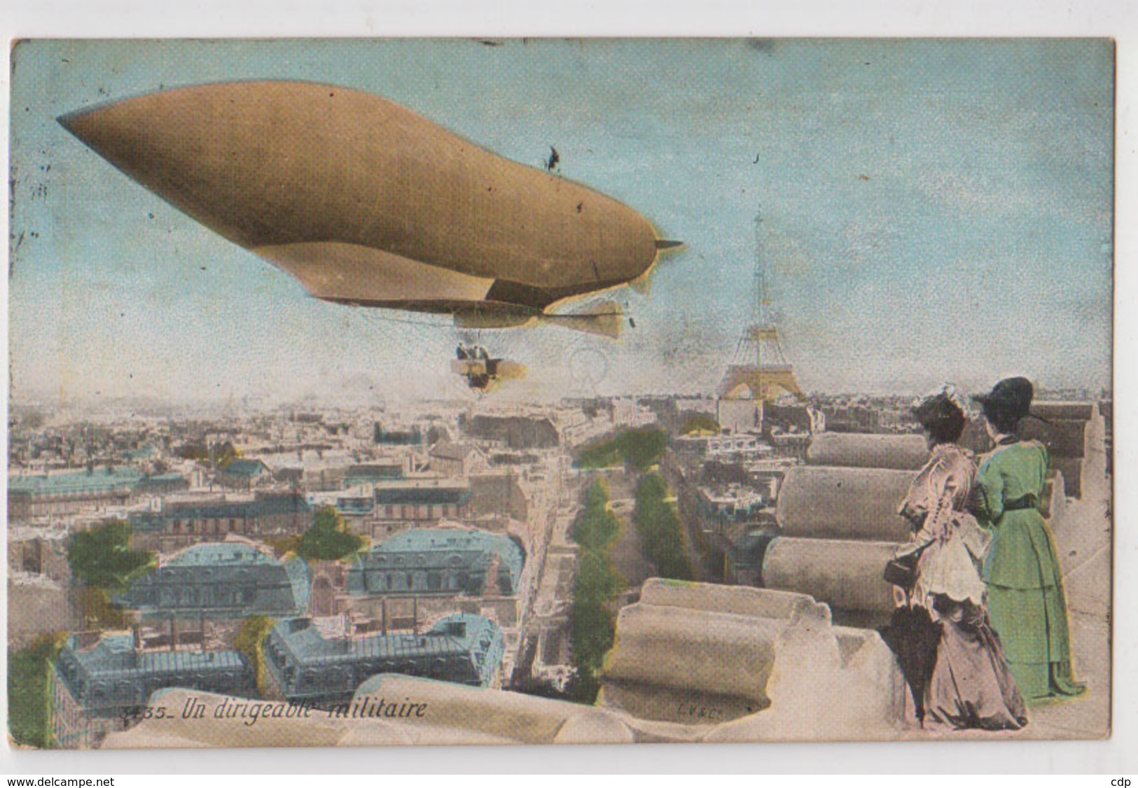 Cpa Ballon Dirigeable Militaire  1909 - Autres & Non Classés