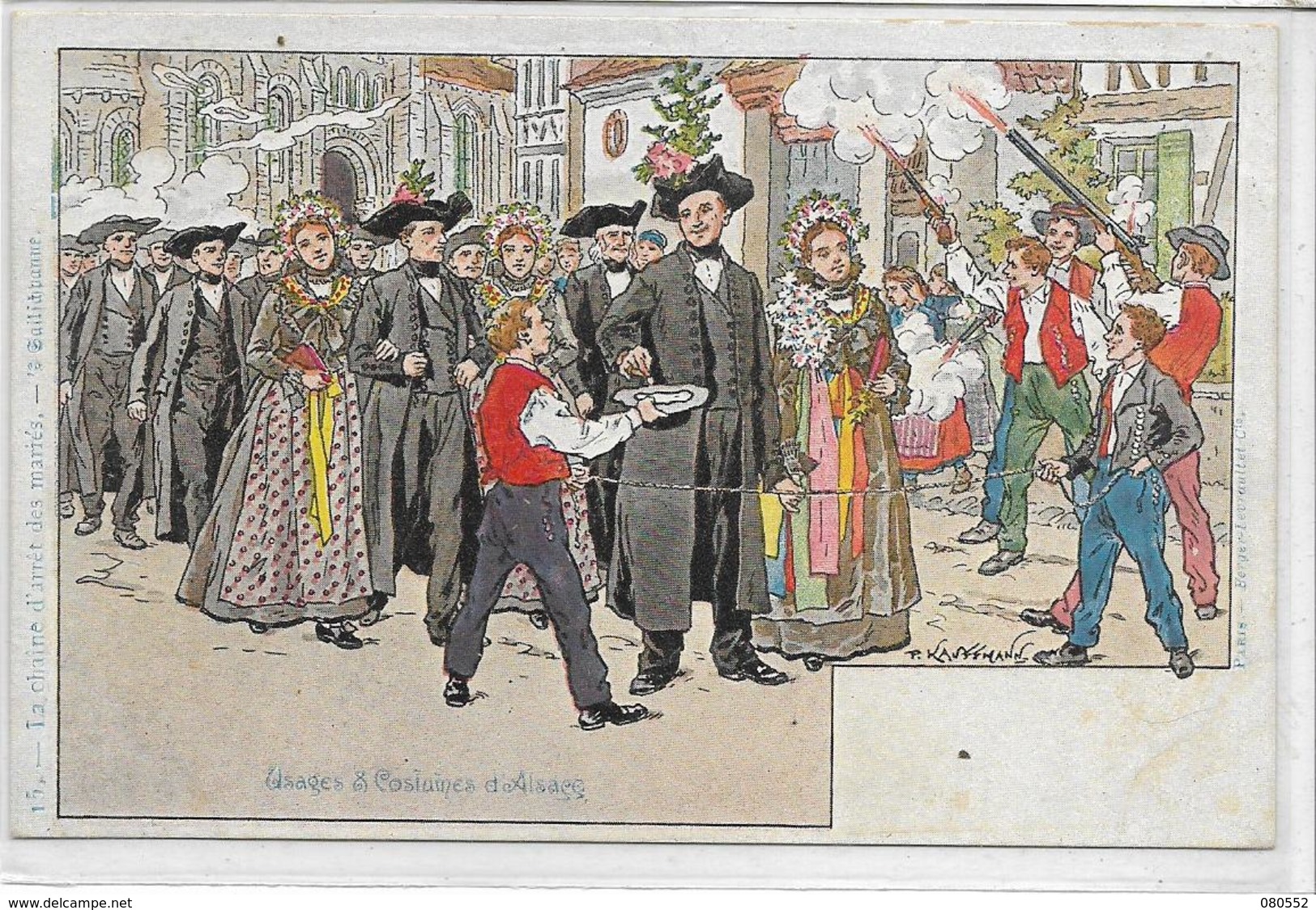 68  LOT 1 , illustrateur Kaufmann de 8 belles cartes , années 1900 , état extra