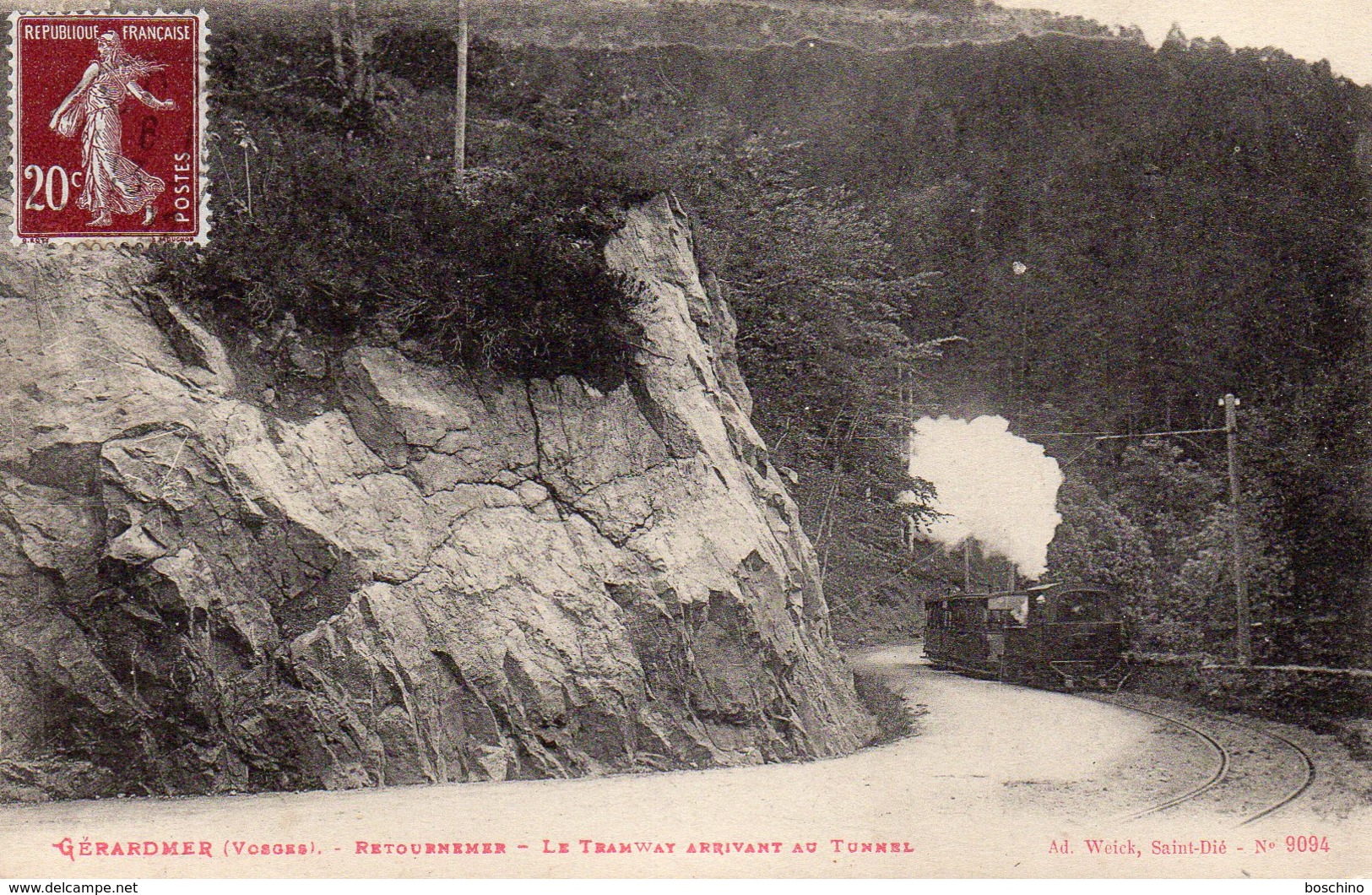 Gerardmer - Retournemer - Le Tramway Arrivant Au Tunnel - Gerardmer