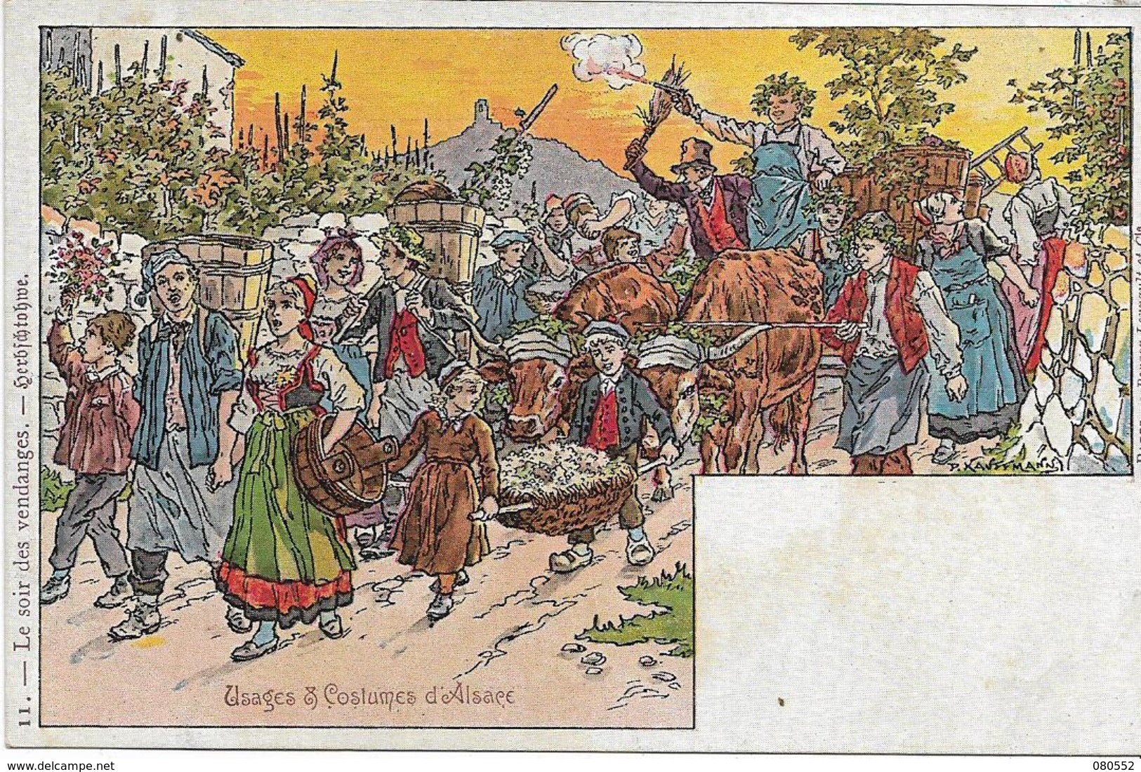68  LOT 2 , Illustrateur Kaufmann De 8 Belles Cartes , Années 1900 , état Extra - 5 - 99 Cartes