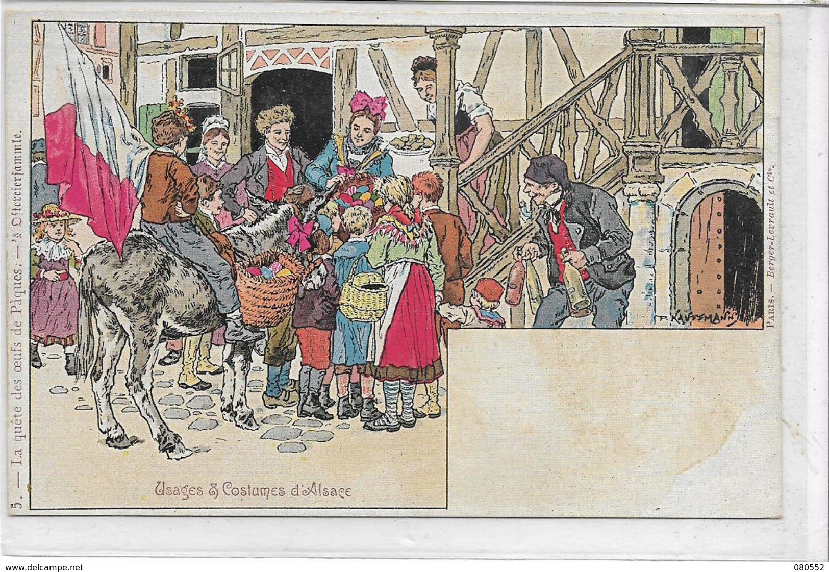 68  LOT 2 , illustrateur Kaufmann de 8 belles cartes , années 1900 , état extra