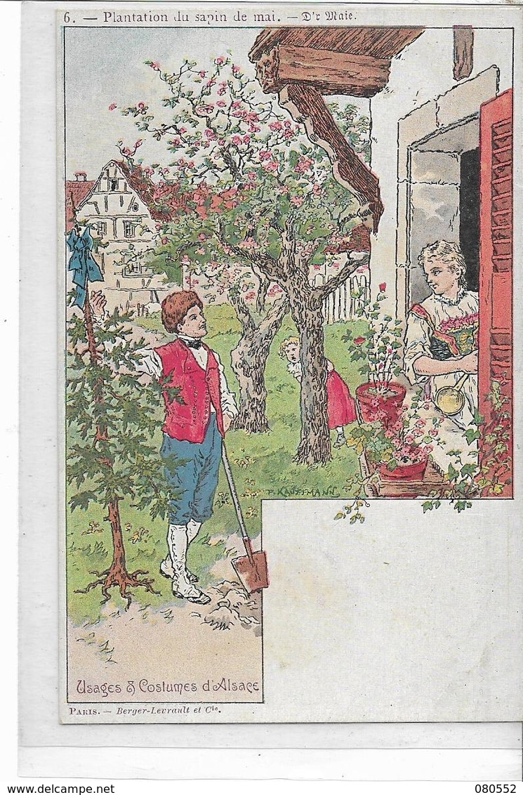 68  LOT 2 , illustrateur Kaufmann de 8 belles cartes , années 1900 , état extra