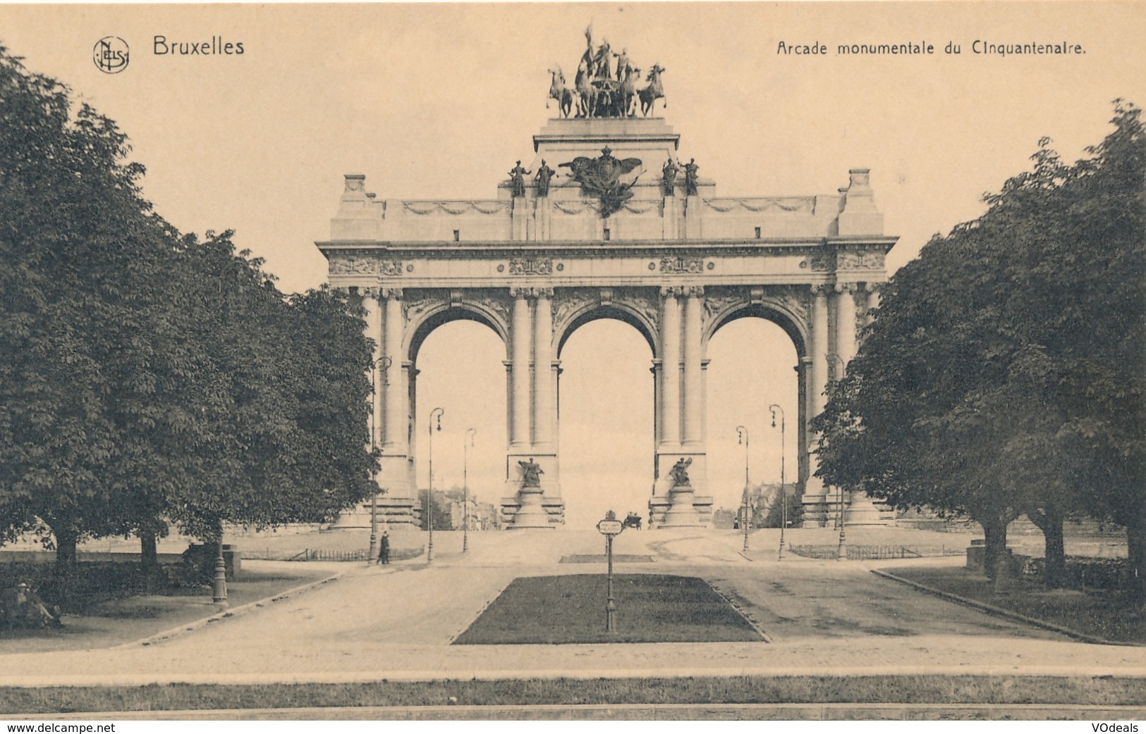 CPA - Belgique - Brussels - Bruxelles - Arcade Monumentale Du Cinquantenaire - Navigazione