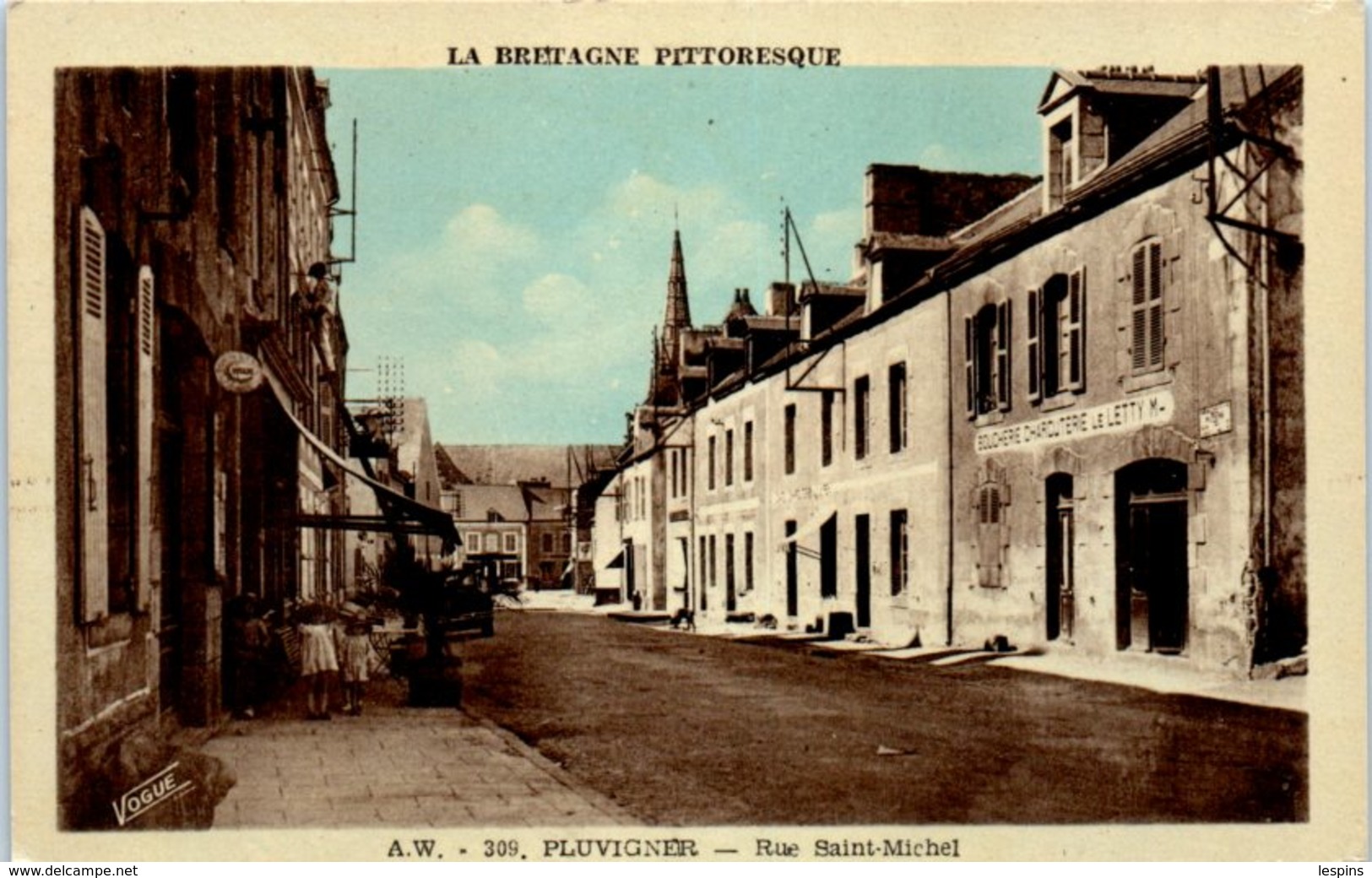 56 - PLUVIGNER -- Rue St Michel - Pluvigner