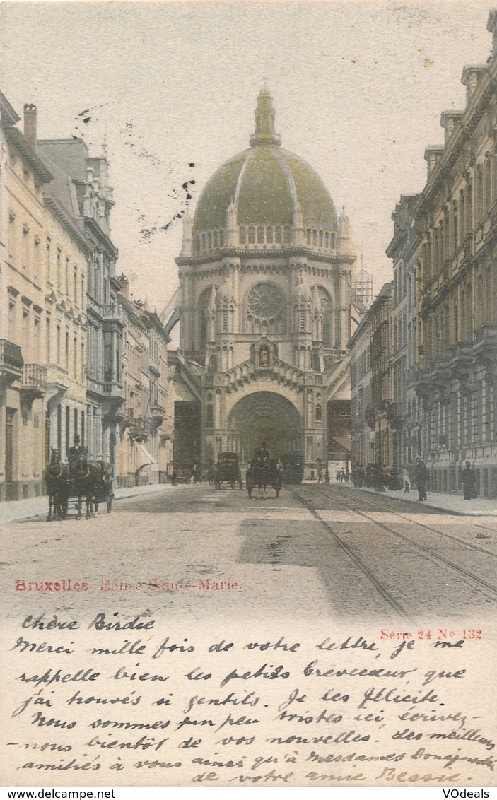 CPA - Belgique - Brussels - Bruxelles - Eglise Sainte-Marie - Monuments, édifices