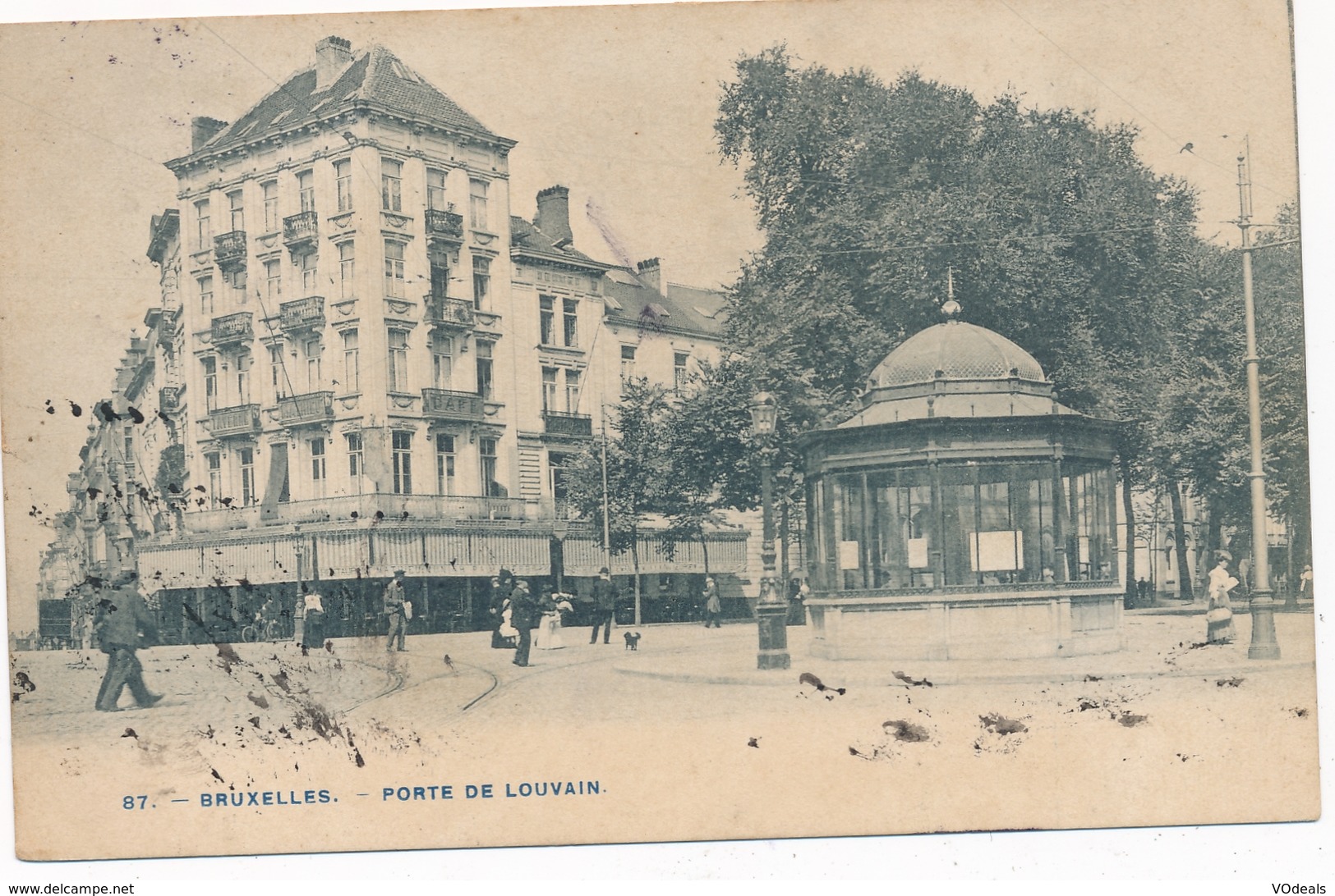 CPA - Belgique - Brussels - Bruxelles - Porte De Louvain - Monuments, édifices