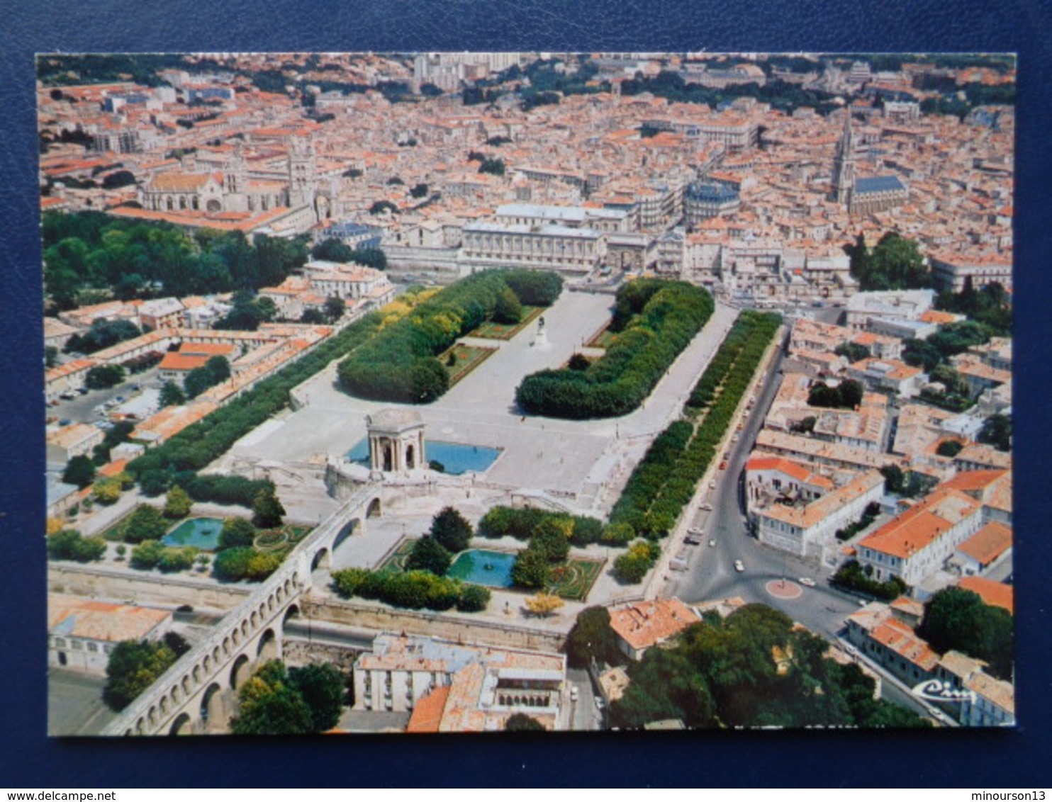 MONTPELLIER : VUE AERIENNE DES JARDINS DU PEYROU, LE CENTRE VILLE - Montpellier