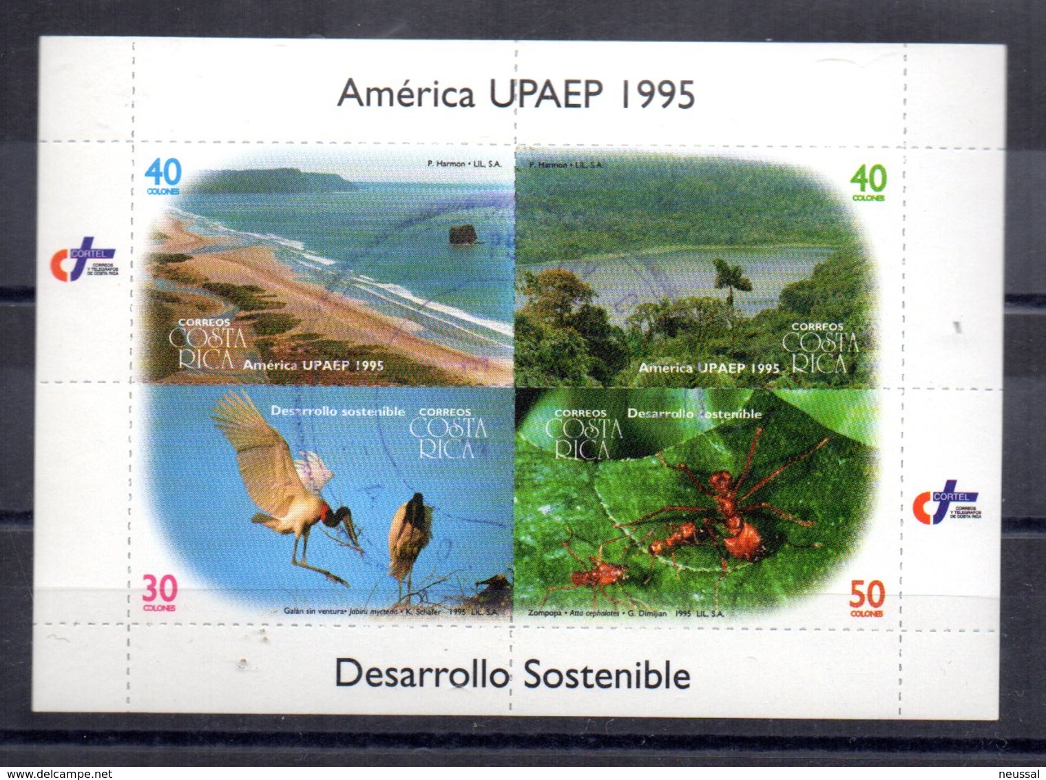 Serie Nº 597/600  Used Costa Rica - Costa Rica