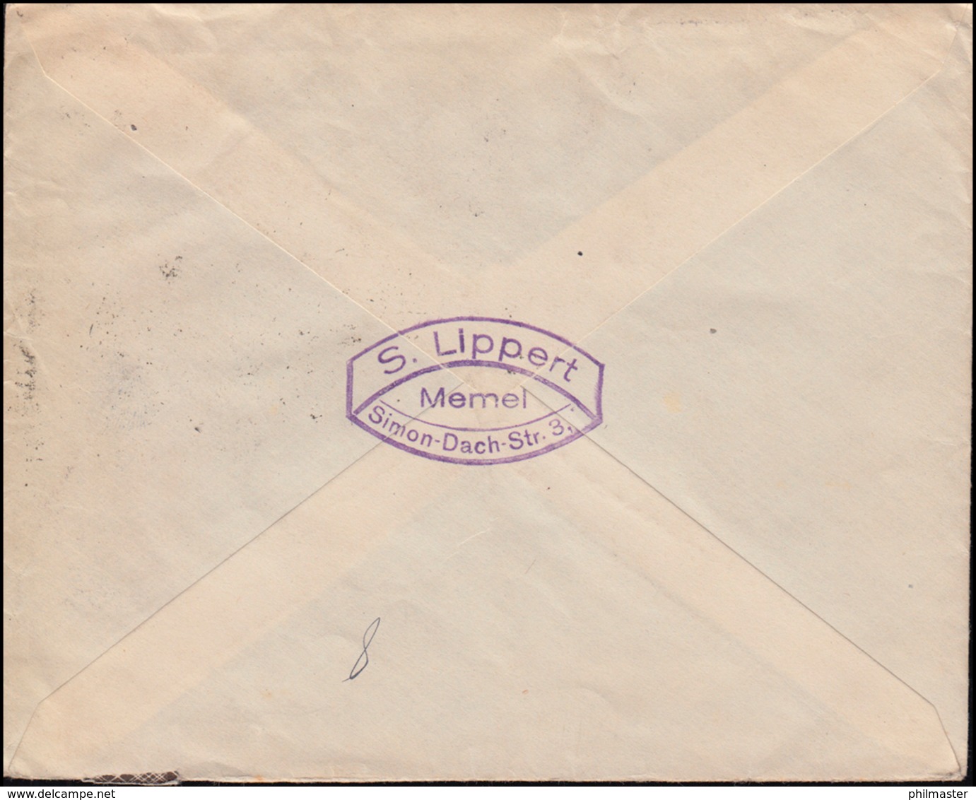 22+28 Freimarken Mit Aufdruck Als MiF Auf R-Brief MEMEL 23.7.1921 Nach Belgien - Memel (Klaïpeda) 1923