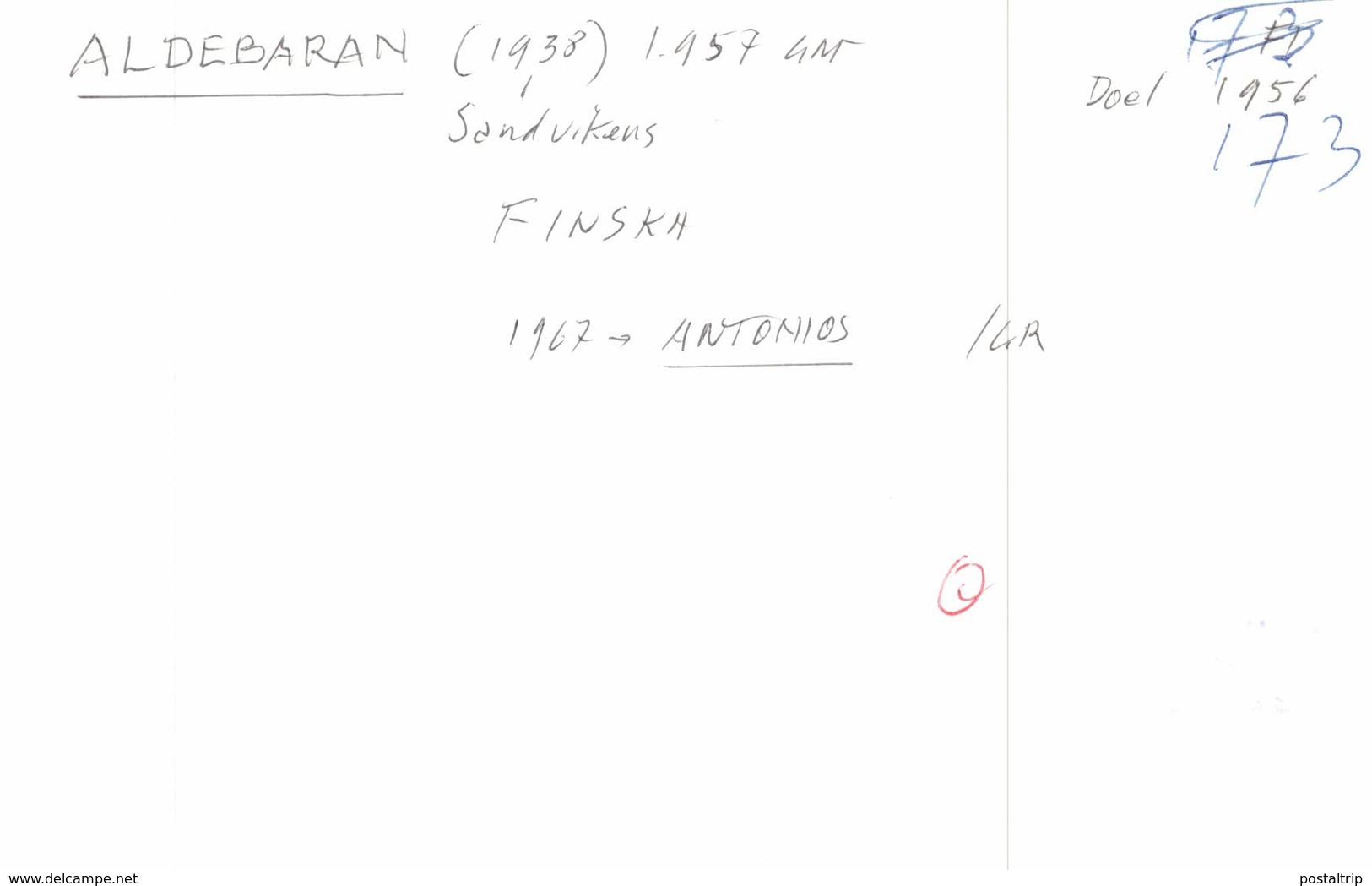 ALDEBARAN +- 14 * 10  CM BARCO BOAT Voilier - Barcos