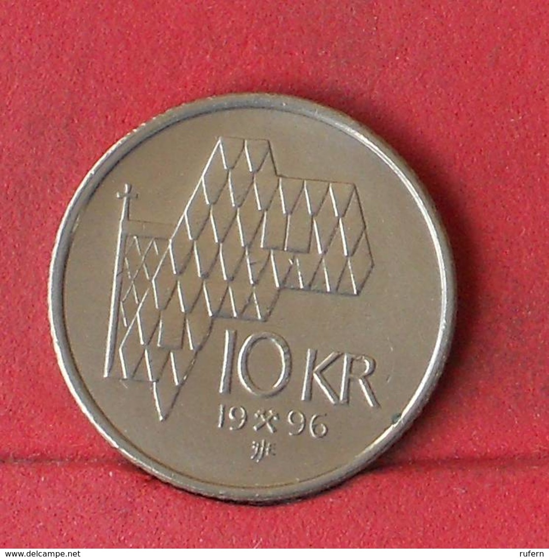 NORWAY 10 KRONER 1996 -    KM# 457 - (Nº29376) - Norvège