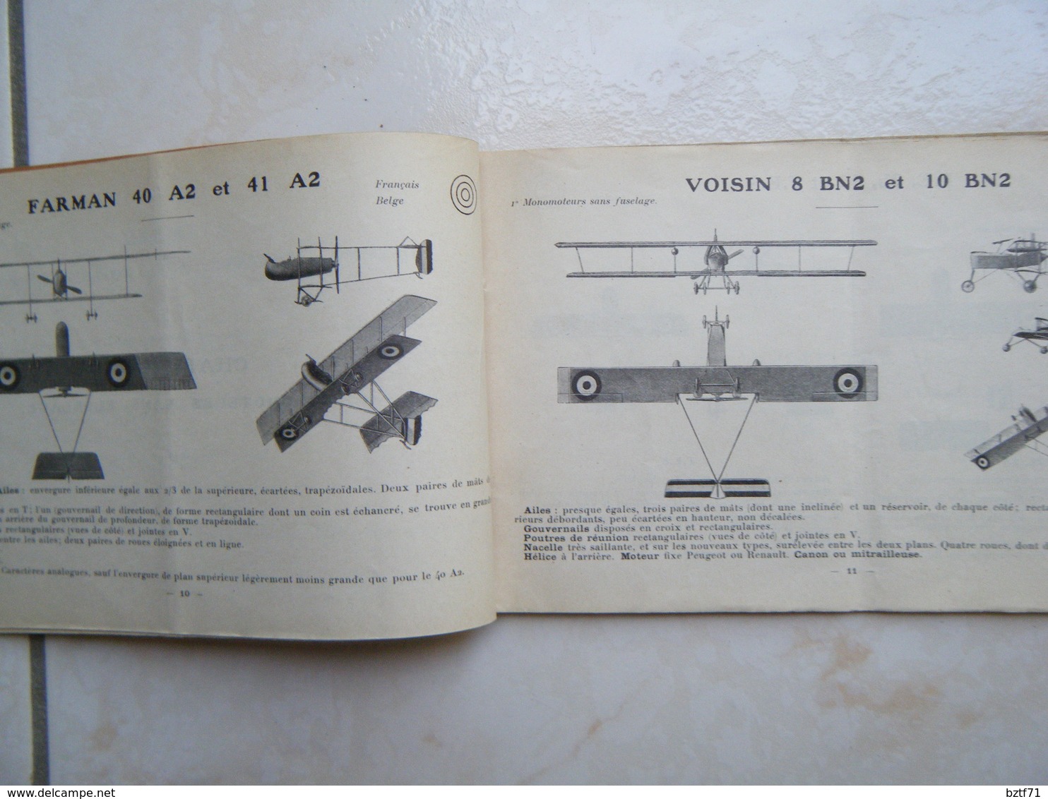 Livret Reco Avions - 1914-18