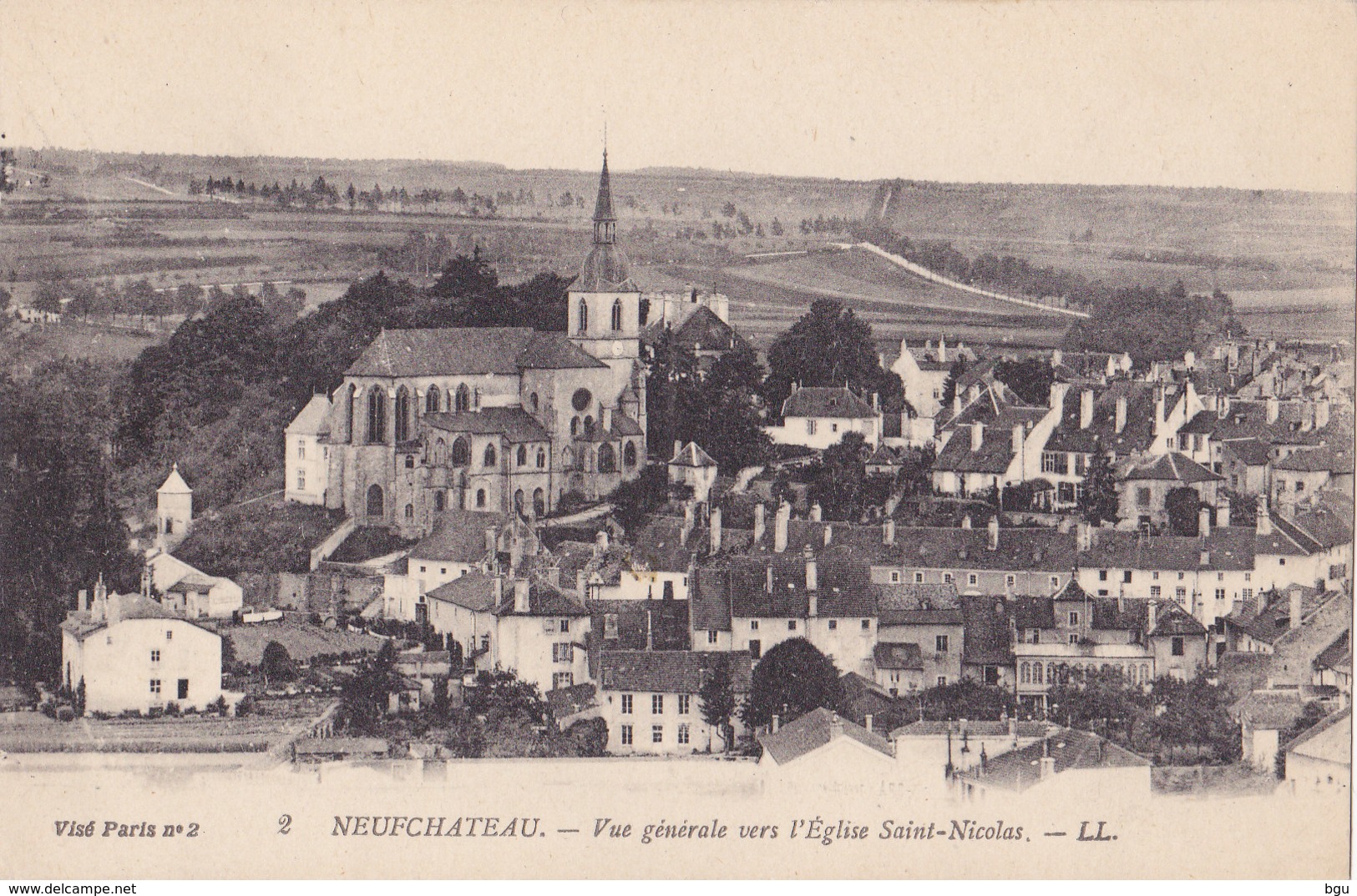 Neufchâteau (88) - Vue Générale Vers L'Eglise Saint Nicolas - Other & Unclassified