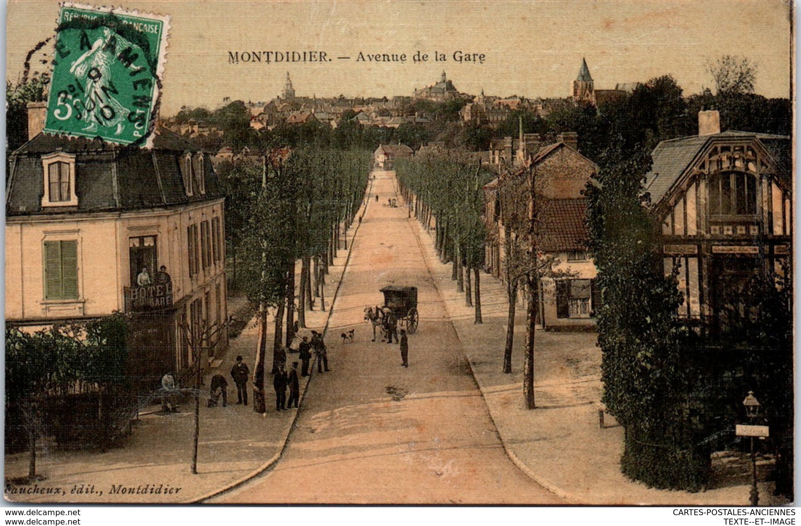 80 MONTDIDIER - Perspective De L'avenue De La Gare - Montdidier