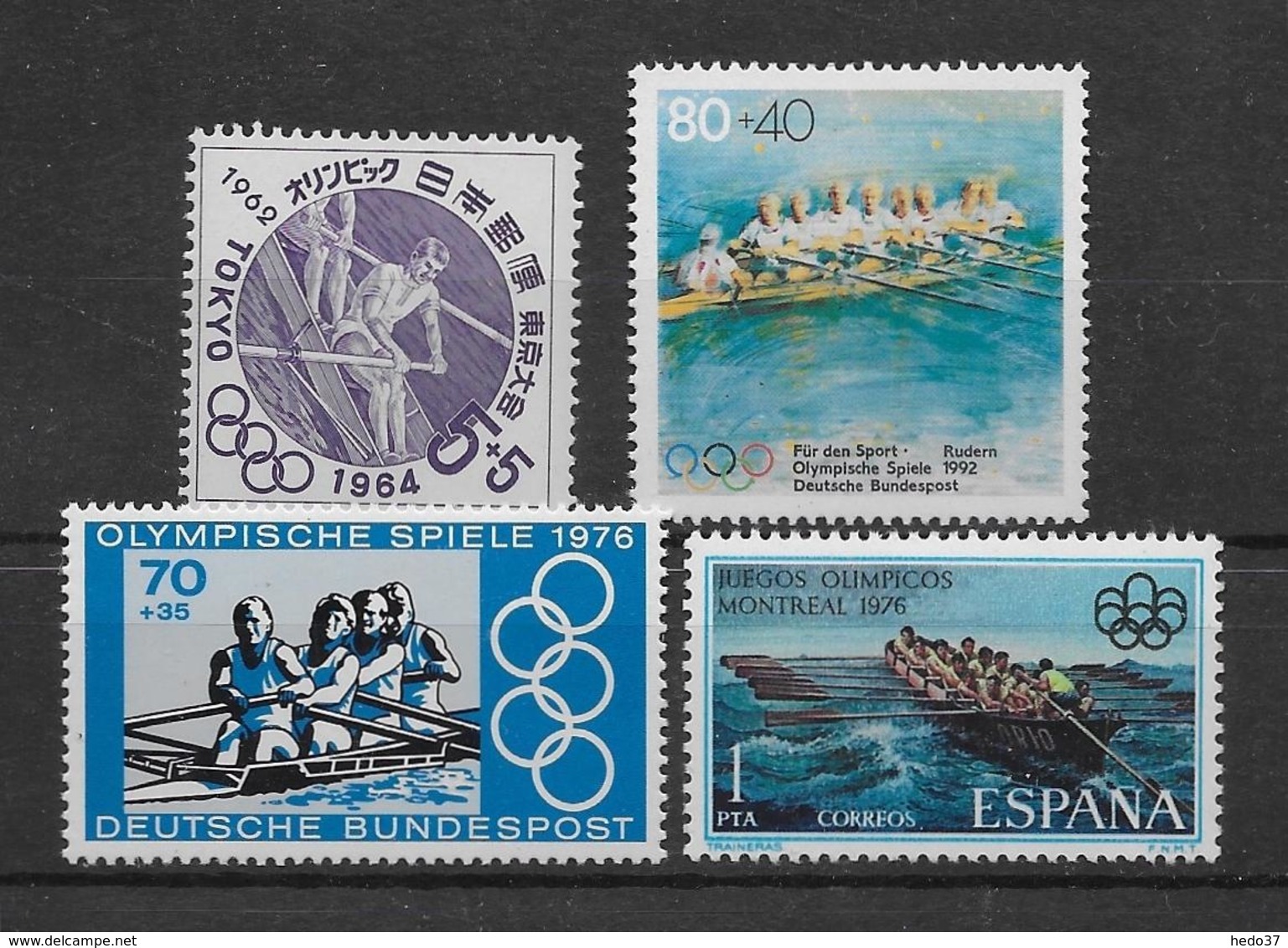 Thème Jeux Olympiques - Sports - Aviron - Timbres Neufs ** - Canottaggio