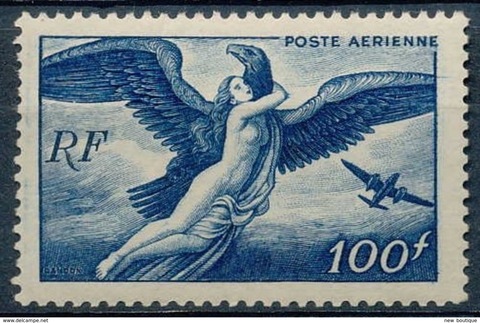 NB - [73752]TB//**/Mnh-c:9e-PA18, 100F Bleu Foncé. - 1927-1959 Neufs