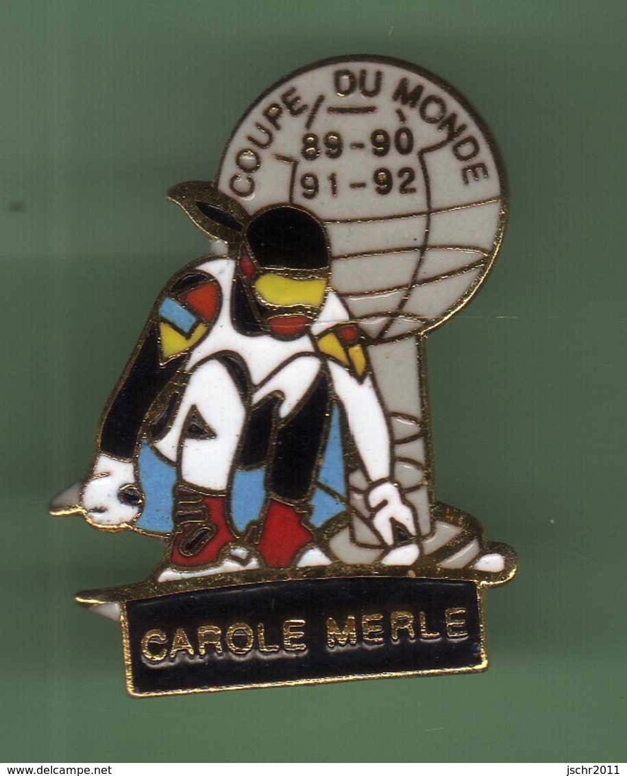 CAROLE MERLE *** COUPE DU MONDE 89-92 *** 1024 - Sports D'hiver