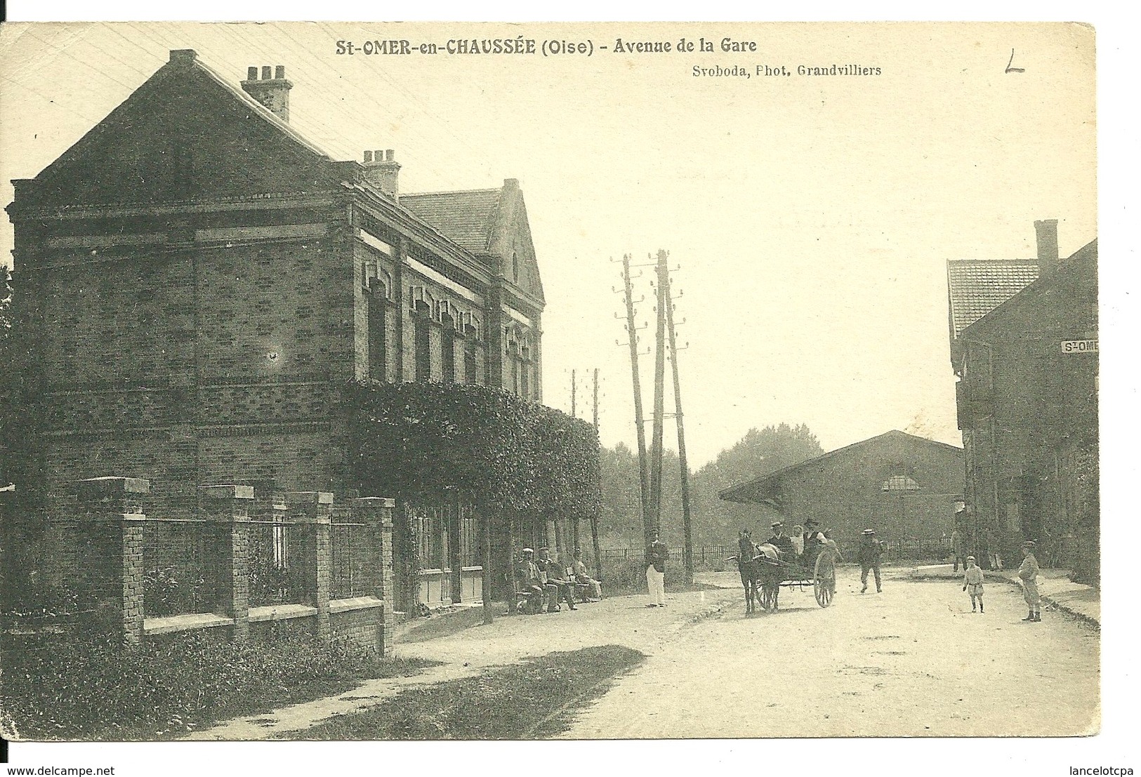 60 - SAINT OMER EN CHAUSSEE / AVENUE DE LA GARE - Autres & Non Classés